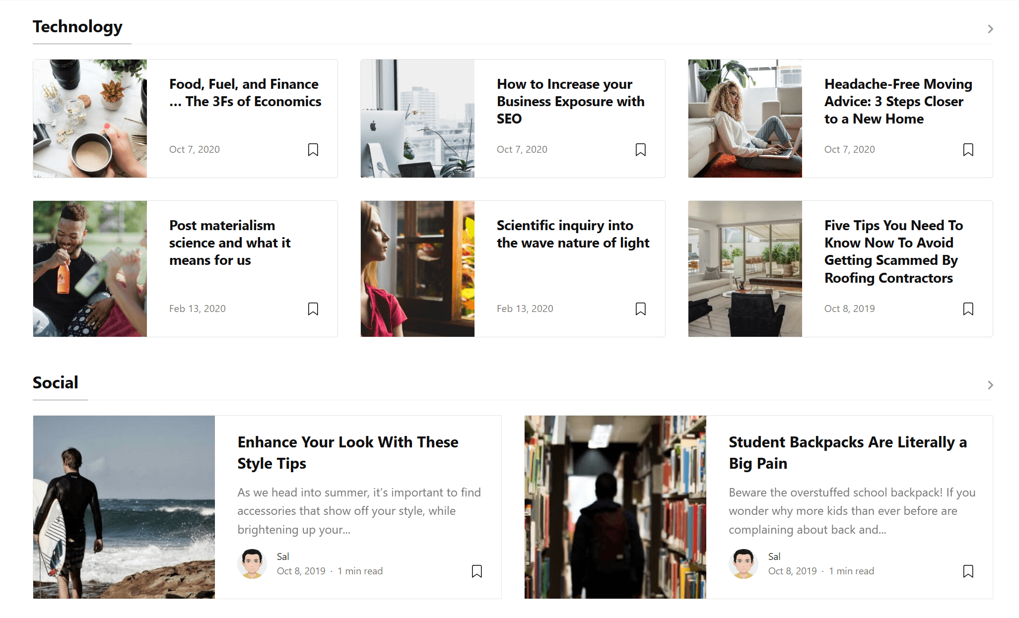 POSTS BY CATEGORY WordPress Theme WowThemes